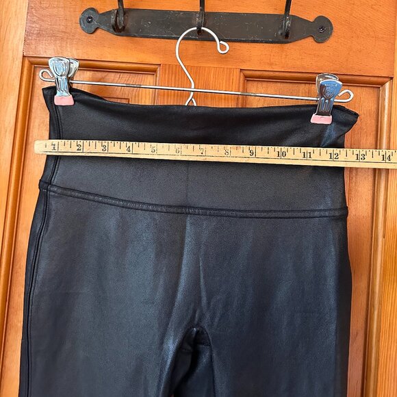 Spanx Faux Leather Leggings - Black, Medium - Picture 9 of 11